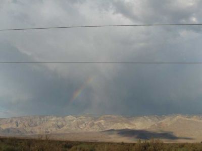 Rainbow as seen from camp

