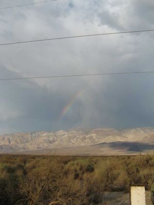 Rainbow as seen from camp
