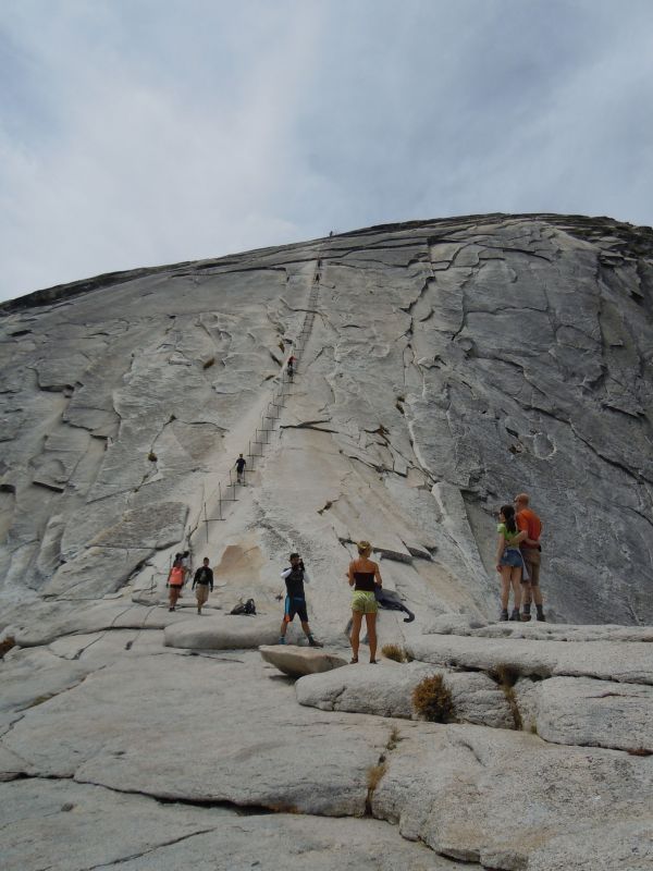 Base of Half Dome cables
