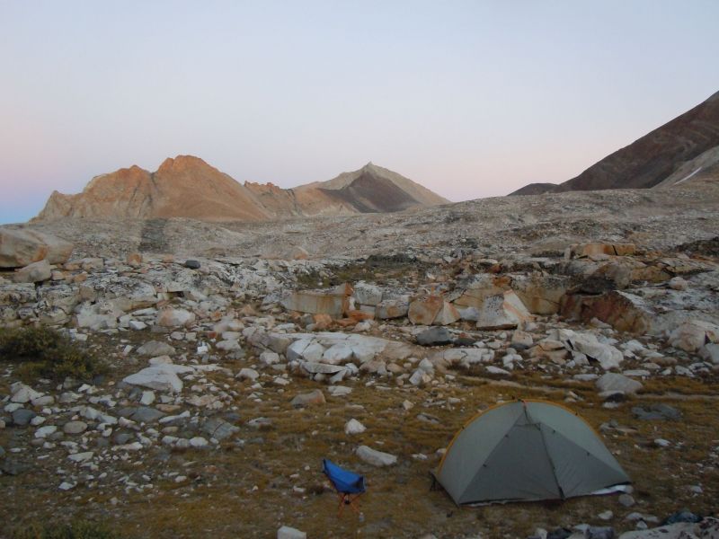 Taboose Pass Camp (looking southeast)
